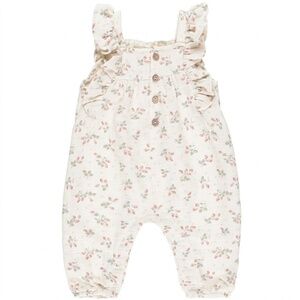 Nova Strawberry Romper Overalls